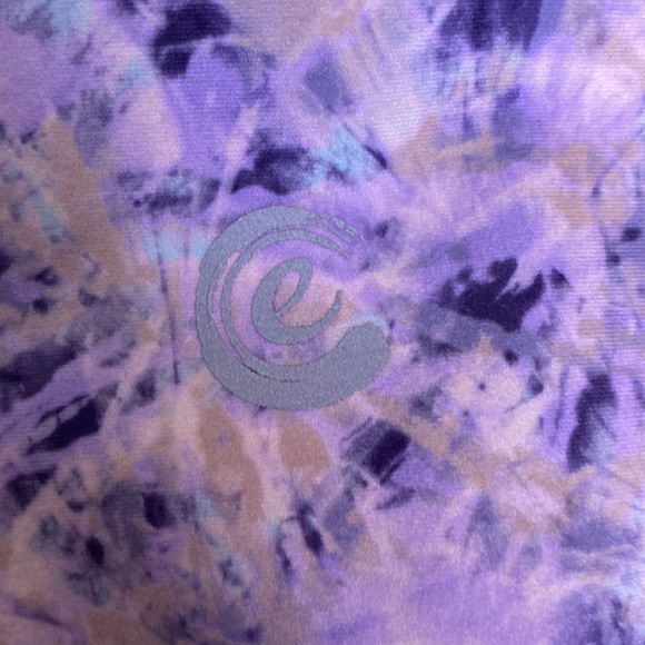 Johnny Was Calme Size XS Leggings Purple Starburst NWT Retail $149 - Picture 6 of 11